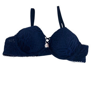Victoria's Secret Dream Angels Push-Up Bra Navy Blue 32A